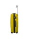 Середня пластикова валіза жовтого кольору | 6767096 | фото 3