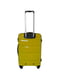 Середня пластикова валіза жовтого кольору | 6767096 | фото 4