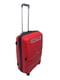 Середня пластикова валіза червоного кольору | 6767097 | фото 2