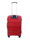 Середня пластикова валіза червоного кольору | 6767097 | фото 3