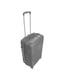 Середня пластикова валіза сірого кольору | 6767107 | фото 2