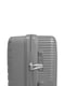 Середня пластикова валіза сірого кольору | 6767107 | фото 6