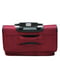 Середня текстильна валіза бордового кольору | 6767118 | фото 4