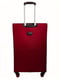 Велика текстильна валіза червоного кольору | 6767121 | фото 3