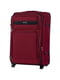 Тканинна валіза середнього розміру бордового кольору на 2-х колесах | 6767136