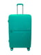 Велика пластикова валіза бірюзового кольору | 6767164