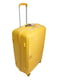 Велика пластикова валіза жовтого кольору | 6767165 | фото 3