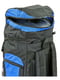 Рюкзак туристичний каркасний 60+10 л нижній вхід синій | 6767185 | фото 6