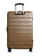Велика пластикова валіза коричневого кольору | 6767198 | фото 2