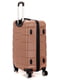 Середня пластикова валіза рожевого кольору | 6767208 | фото 3
