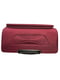 Велика текстильна валіза бордового кольору | 6767233 | фото 6