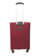 Середня текстильна валіза червоного кольору | 6767250 | фото 3