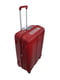 Велика пластикова валіза бордового кольору | 6767258 | фото 2