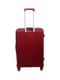 Велика пластикова валіза бордового кольору | 6767258 | фото 3