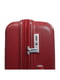 Середня пластикова валіза бордового кольору | 6767260 | фото 6