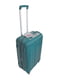 Середня пластикова валіза синього кольору | 6767261 | фото 3