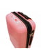 Середня пластикова валіза рожевого кольору | 6767265 | фото 5