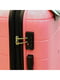 Середня пластикова валіза рожевого кольору | 6767265 | фото 7