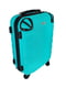Велика пластикова валіза бірюзового кольору | 6767303 | фото 2