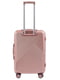 Середня золотисто-рожева дорожня пластикова валіза на 4-х колесах (60 л) | 6767310 | фото 3