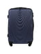 Середня темно-синя дорожня валіза на 4-х колесах з розширенням (62 л) | 6767321 | фото 2