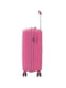 Маленька пластикова валіза рожевого кольору на 4-х колесах | 6767359 | фото 3