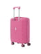 Маленька пластикова валіза рожевого кольору на 4-х колесах | 6767359 | фото 4