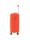 Маленька пластикова валіза помаранчевого кольору на 4-х колесах | 6767360 | фото 3
