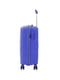 Синя пластикова валіза малого розміру на 4-х колесах | 6767361 | фото 3