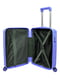 Синя пластикова валіза малого розміру на 4-х колесах | 6767361 | фото 5