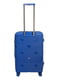 Середня пластикова валіза синього кольору | 6767392 | фото 3