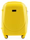 Маленька жовта дорожня пластикова валіза на 4-х колесах (45 л) | 6767405 | фото 2