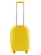Маленька жовта дорожня пластикова валіза на 4-х колесах (45 л) | 6767405 | фото 3