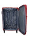 Середня текстильна валіза бордового кольору | 6767438 | фото 8