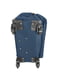 Середня текстильна валіза темно-синього кольору | 6767439 | фото 7
