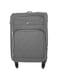 Середня текстильна валіза сірого кольору | 6767440 | фото 2