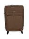 Середня текстильна валіза коричневого кольору | 6767442 | фото 2