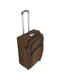 Середня текстильна валіза коричневого кольору | 6767442 | фото 3