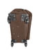 Середня текстильна валіза коричневого кольору | 6767442 | фото 6
