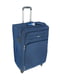 Велика текстильна валіза темно-синього кольору | 6767444 | фото 3
