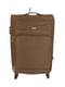 Велика текстильна валіза коричневого кольору | 6767445 | фото 2