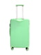 Велика пластикова валіза бірюзового кольору на 4-х колесах | 6767521 | фото 3