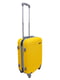 Маленька пластикова валіза жовтого кольору на 4-х колесах | 6767532 | фото 2