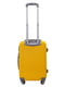 Маленька пластикова валіза жовтого кольору на 4-х колесах | 6767532 | фото 3