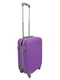 Маленька пластикова валіза фіолетового кольору на 4-х колесах | 6767535 | фото 2