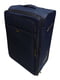 Велика тканинна валіза темно-синього кольору на 2-х колесах | 6767554 | фото 3