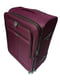 Тканинна валіза середнього розміру фіолетова на 4-х колесах | 6767594 | фото 3