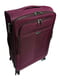 Тканинна валіза середнього розміру фіолетова на 4-х колесах | 6767594 | фото 4