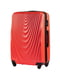 Велика помаранчева дорожня пластикова валіза на 4-х колесах з розширенням (86 л) | 6767630