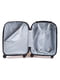 Темно-синя дорожня пластикова валіза маленького розміру на 4-х колесах (28 л) | 6767653 | фото 3